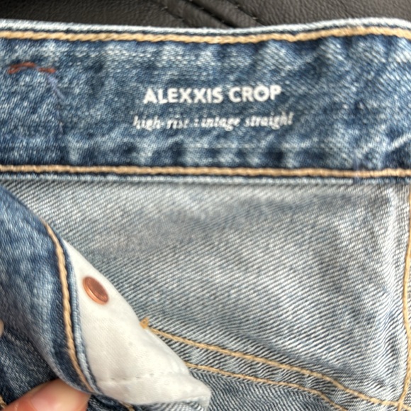 AG Alexxis Crop High Rise Vintage Fit Jeans - Picture 5 of 9